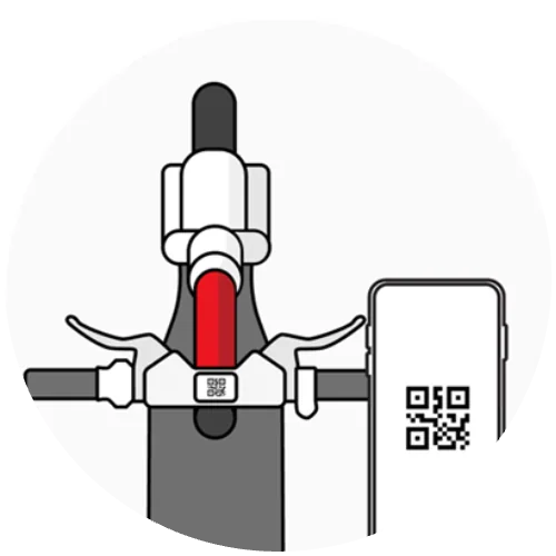 Scan the QR code to unlock